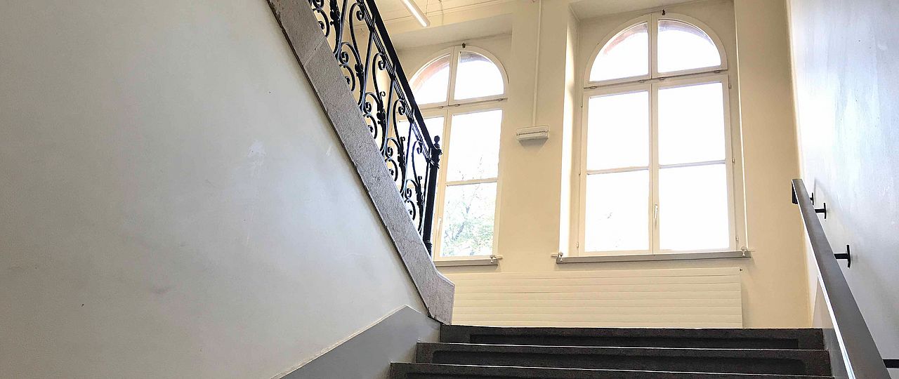 Bild Eingang Petersgraben 52 Treppe