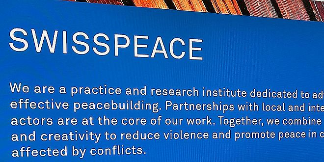 Symbolbild Swisspeace Logo